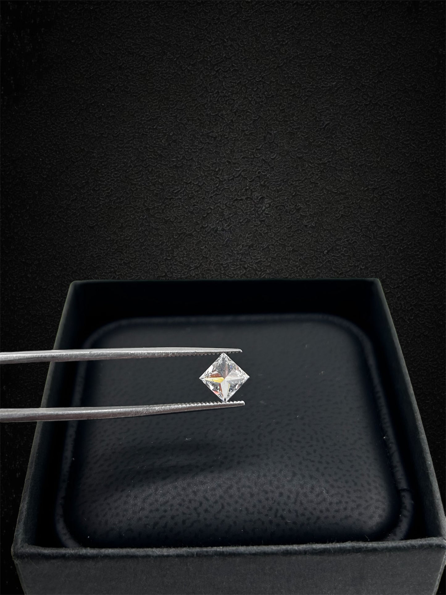 1.01 CTW Lab Grown Square Princedd Cut Certified Diamond