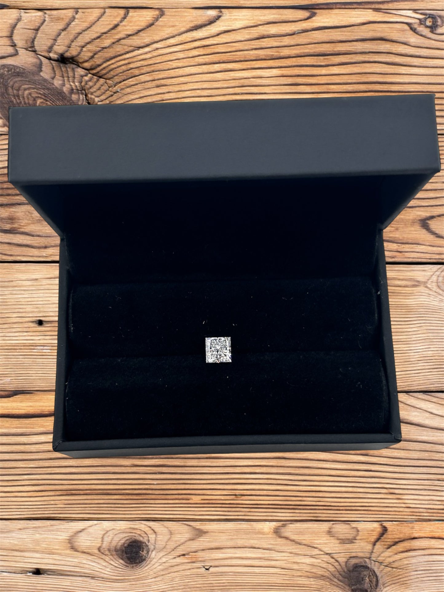 1.01 CTW Lab Grown Square Princess Cut Certified Diamond