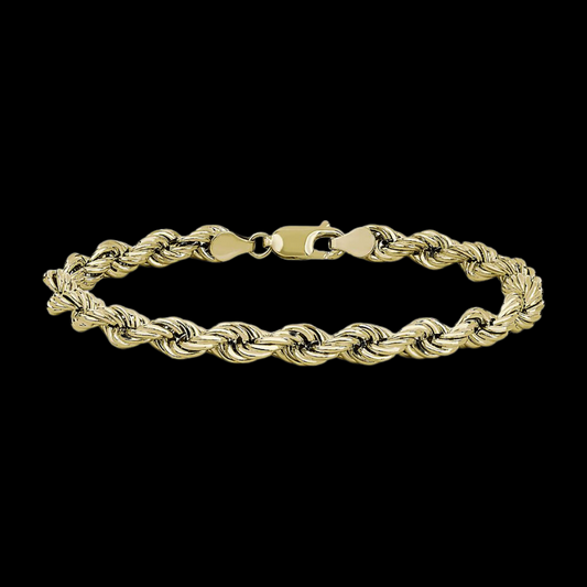 Rope Chain Bracelet Yellow