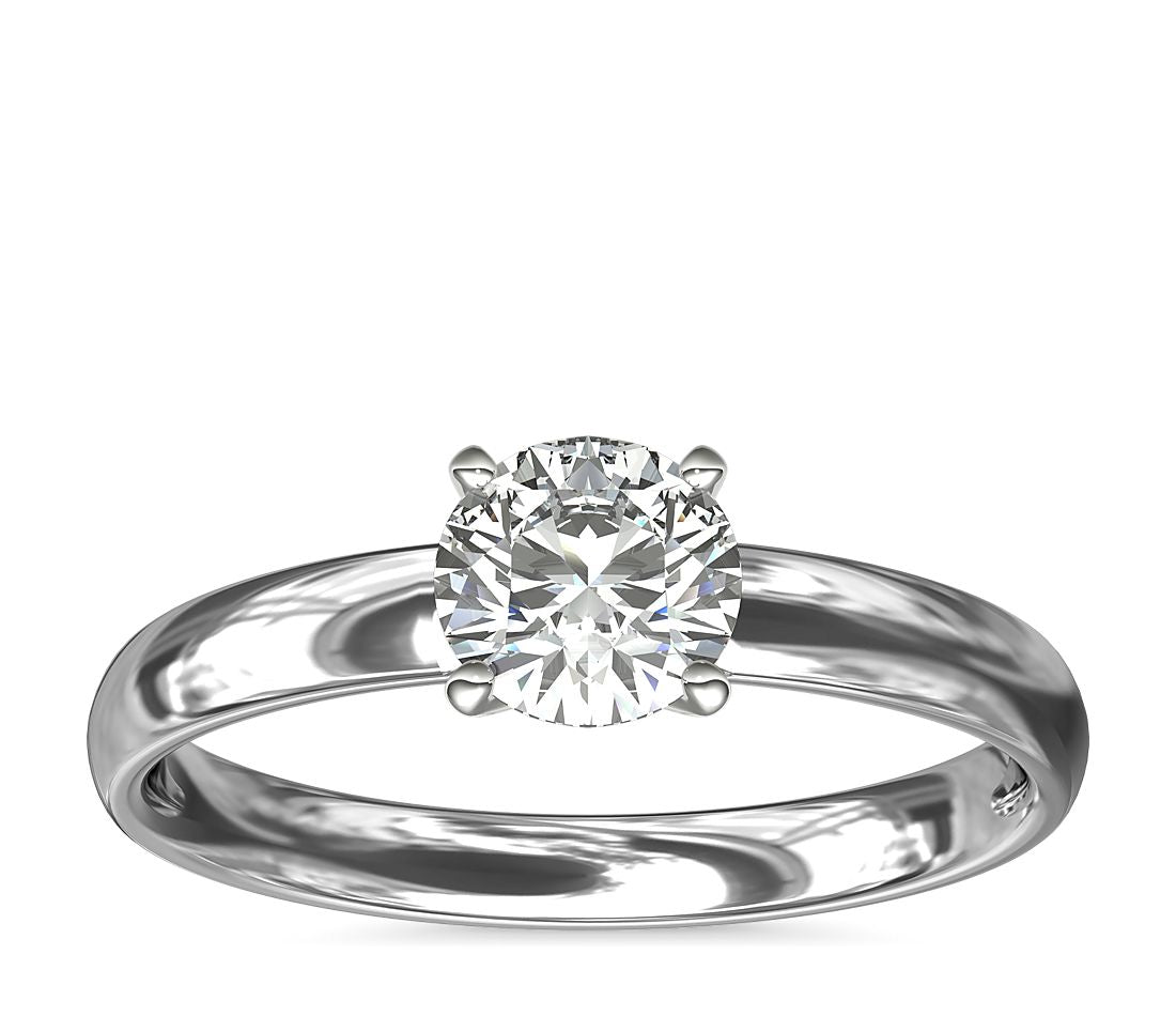 Tiffany Engagement Ring 14K White