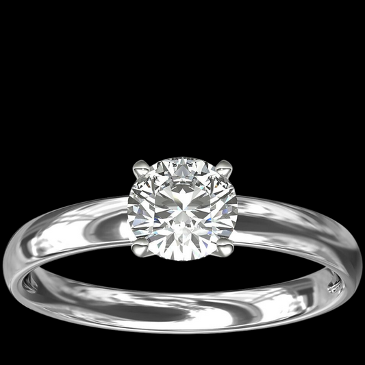 Tiffany Engagement Ring 14K White