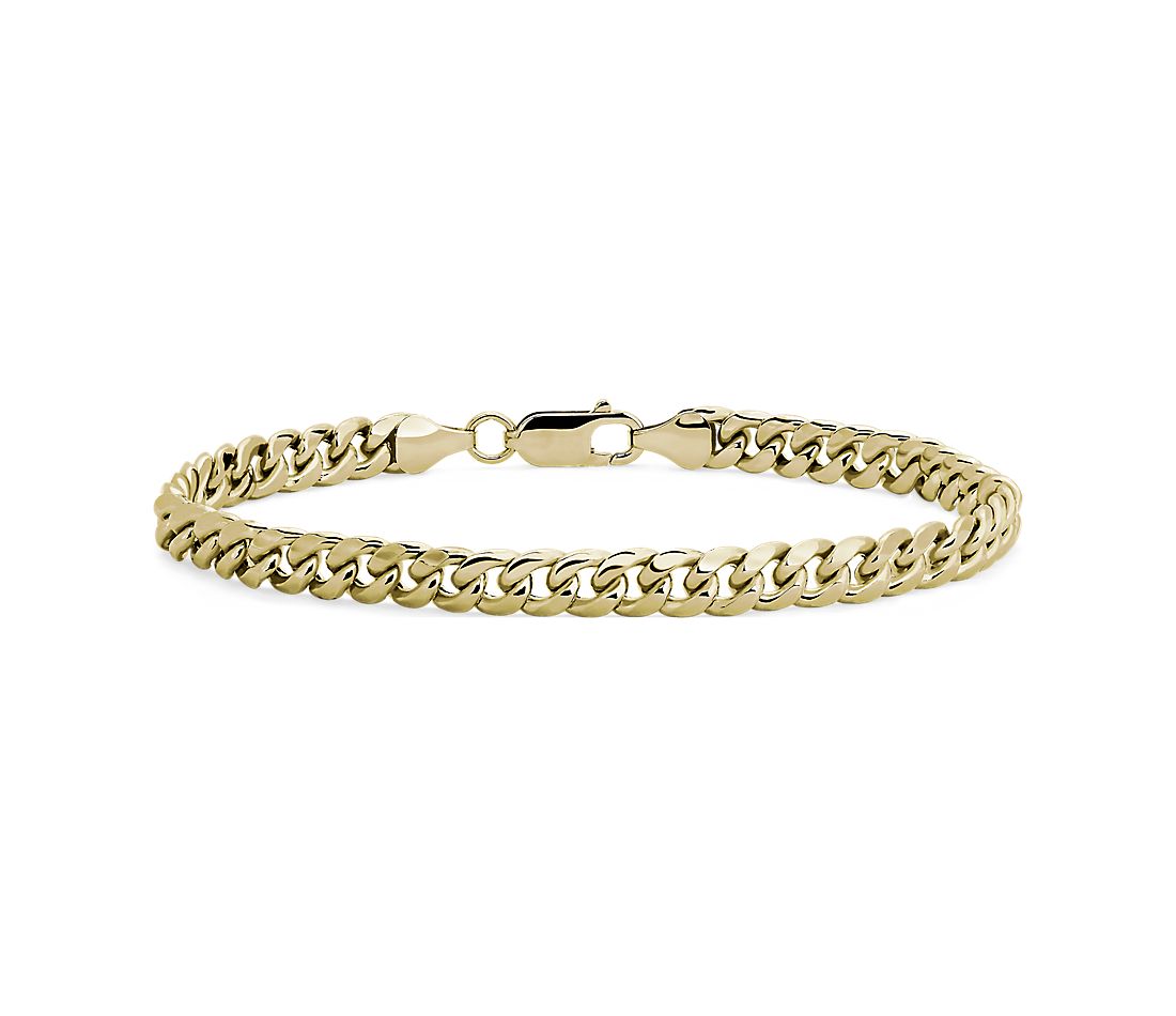 Miami Cuban Bracelet 14K Yellow