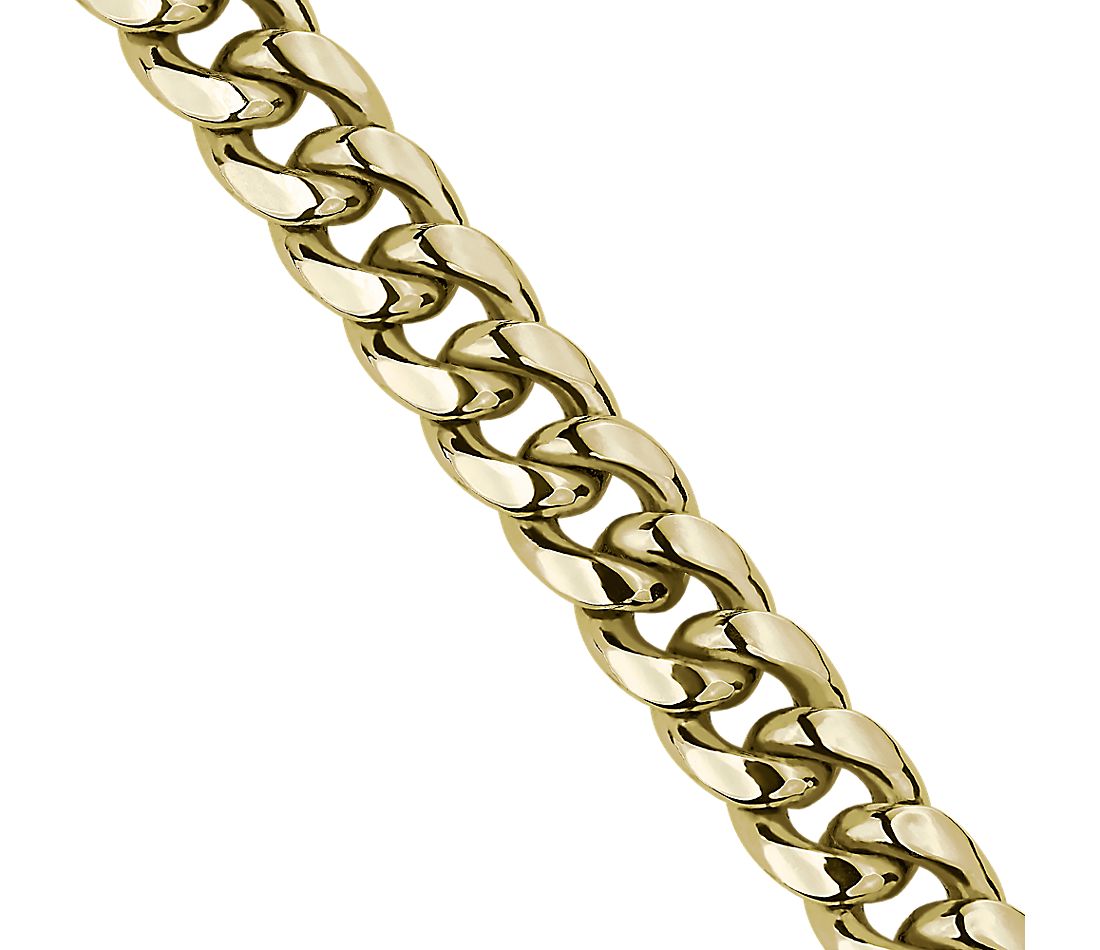 Miami Cuban Bracelet 14K Yellow