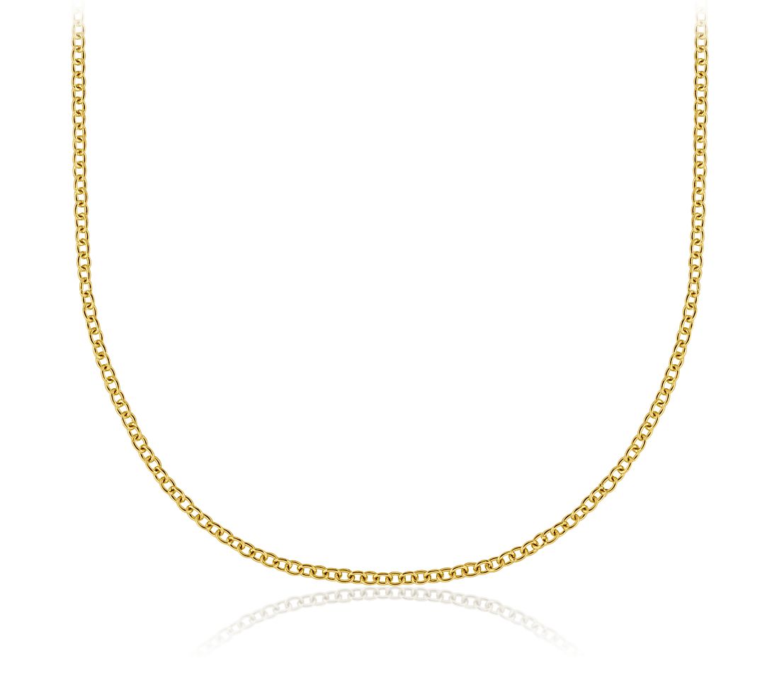 Cable Chain 14K Yellow