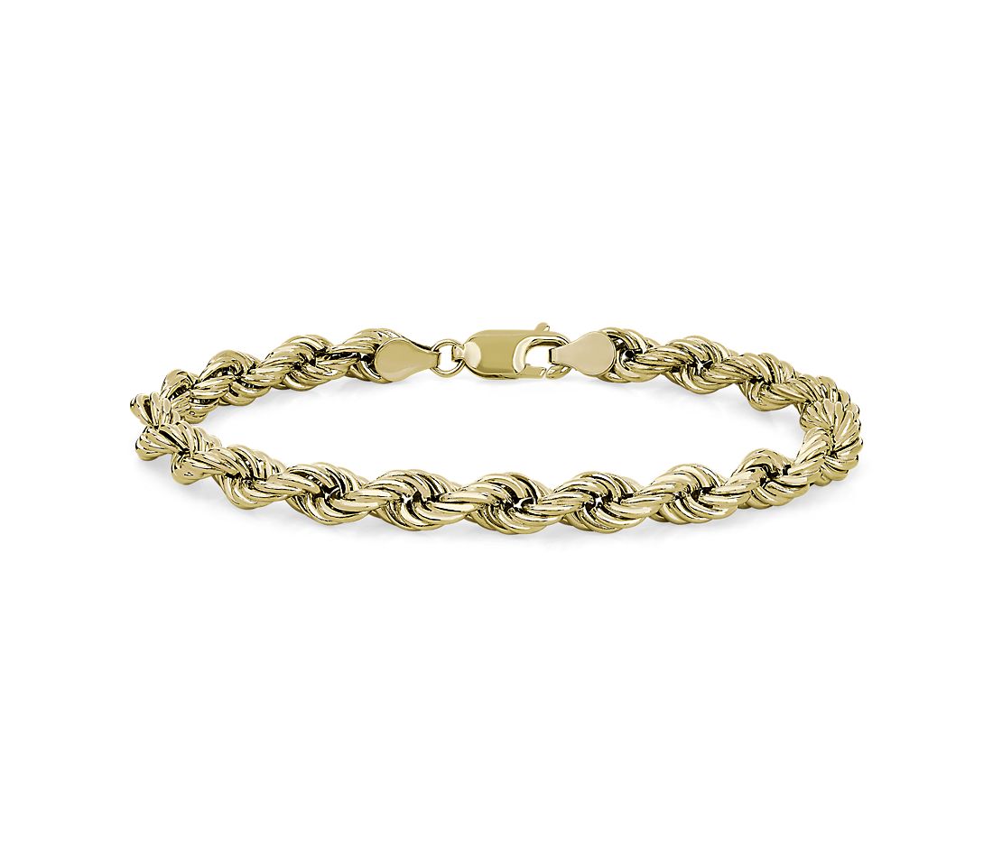 Rope Chain Bracelet Yellow