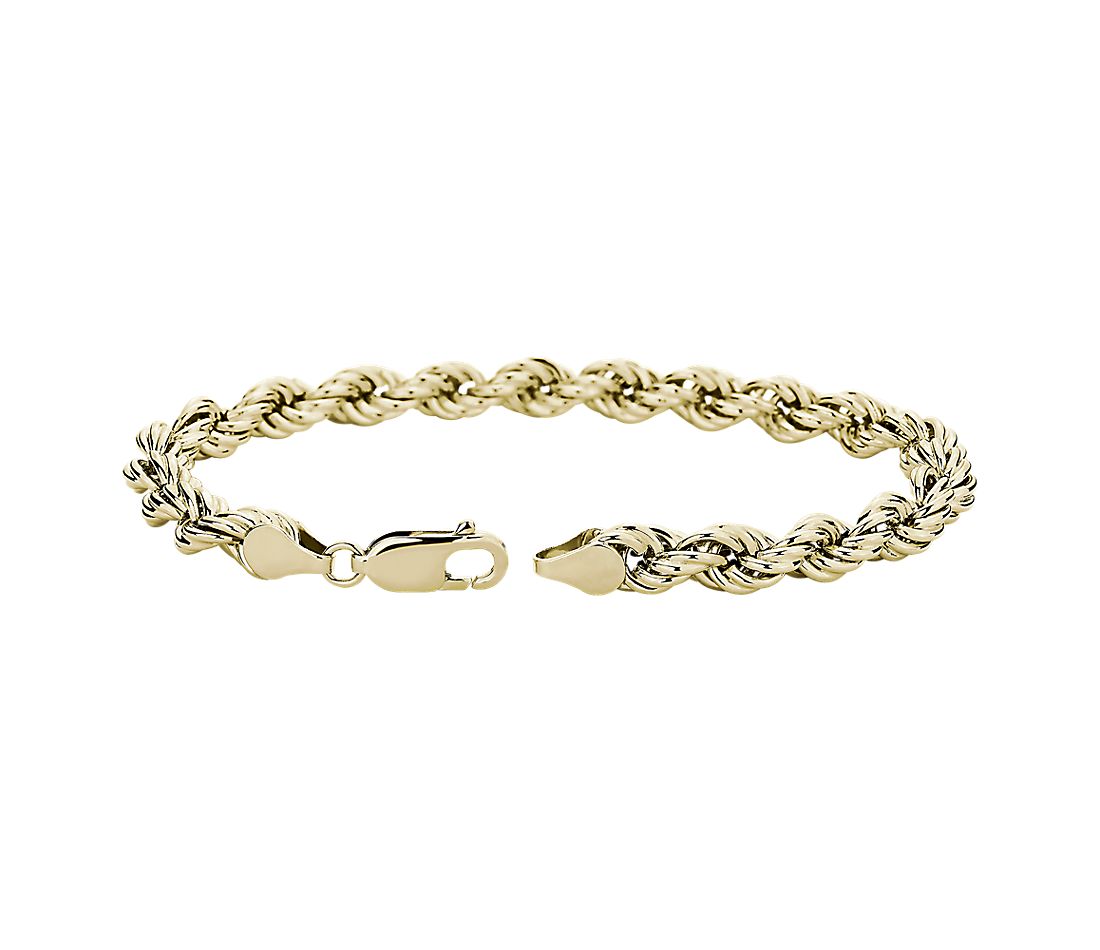 Rope Chain Bracelet Yellow